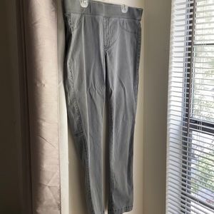 Size 14- skinny stretch pants-gray